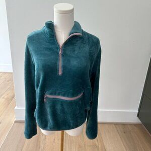 Green/Blue Fluffy Jacket *